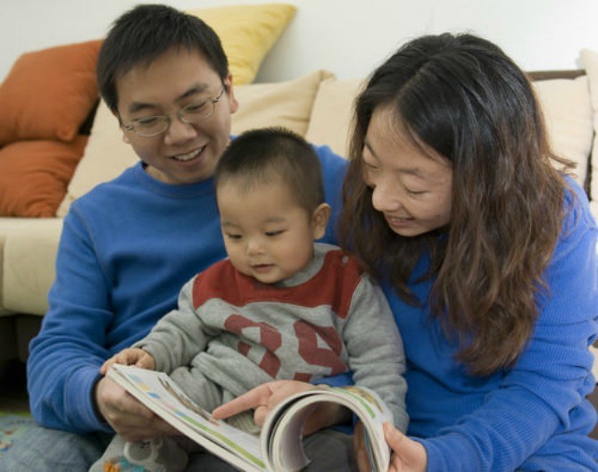 Read book for toddler