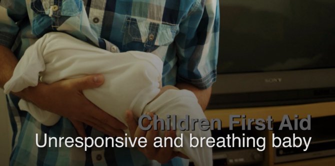 What to do if your baby is unresponsive, but still breathing