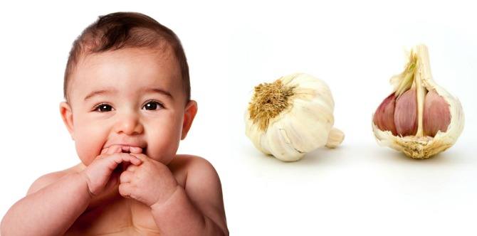 Having trouble feeding baby? Just add garlic!