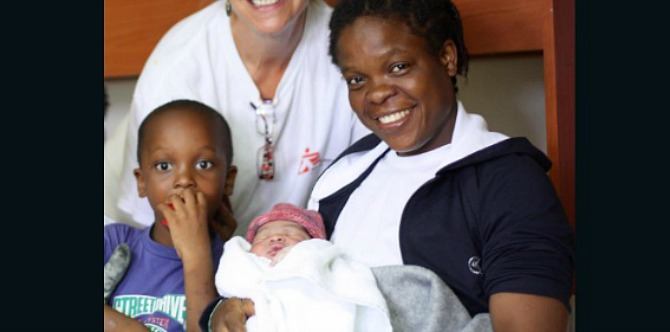 Woman gives miraculous birth aboard a migrant refugee boat