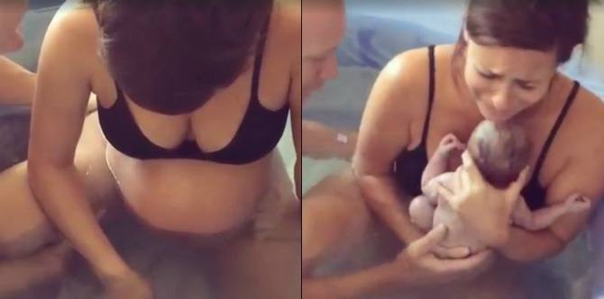 Incredibly peaceful birth video goes absolutely viral