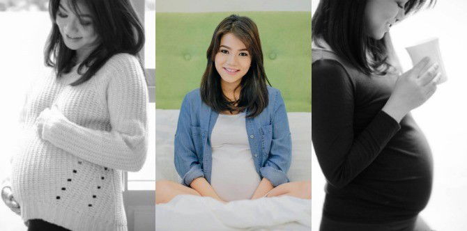LOOK: Juris Fernandez' fresh and laidback maternity shoot