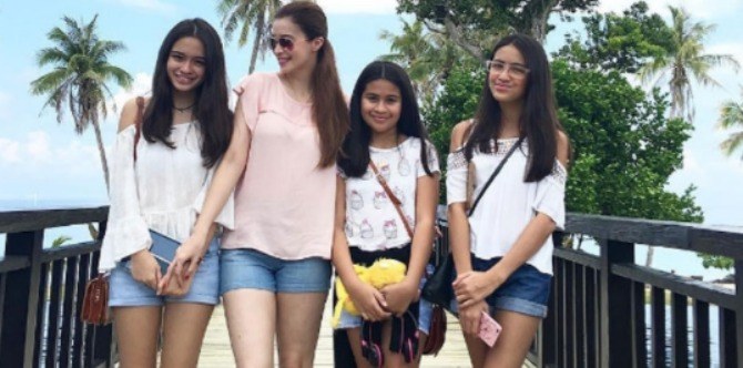Sunshine Cruz shares love advice for her daughters