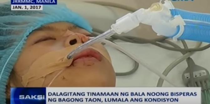 15-year-old girl from Malabon critical after being hit by stray bullet