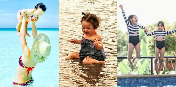 Little Mermaids: 7 Celebrity kids who love the water!