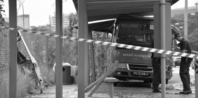 Pregnant women injured in hospital bus crash