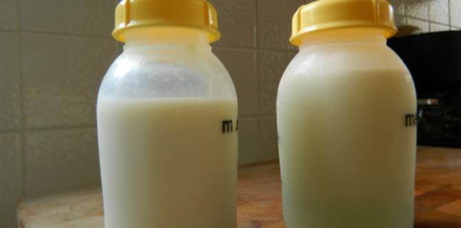 The difference between breast milk, cow's milk and formula under the microscope
