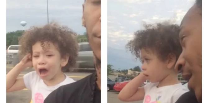 This dad's method of stopping a toddler tantrum is just amazing!
