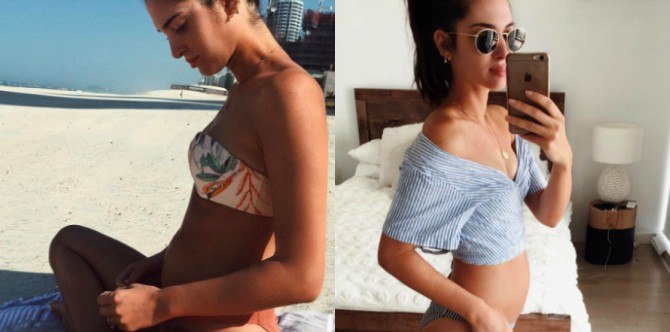 Mom-to-be shamed for posting tiny 6-month baby bump photos on social media