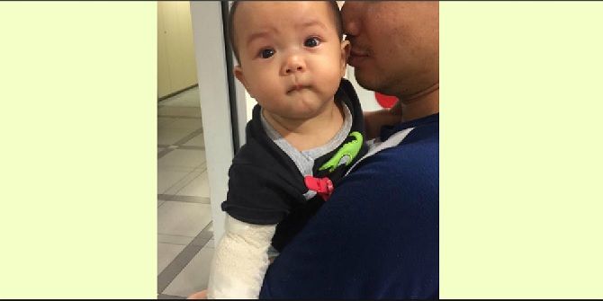Mom reacts after baby gets scalded with boiling water because of maid