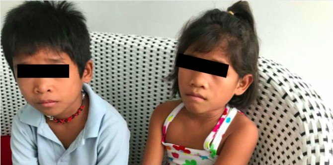 2 Children stuck in Naga after father abandons them