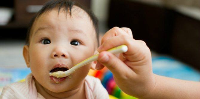 Many parents start solids way too early