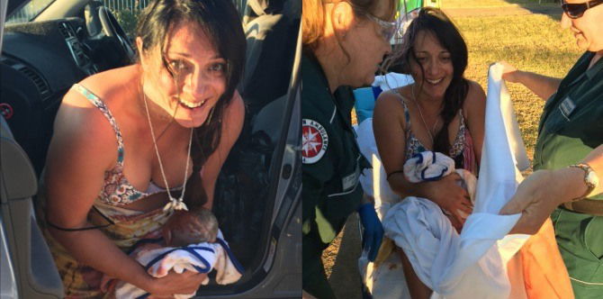 Giving birth in a car was one of the most beautiful experiences of this mom’s life