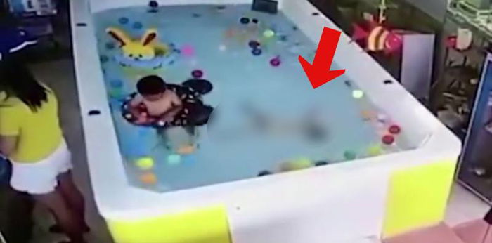 Baby hindi napansin ng nanay na nalulunod dahil may ka-text