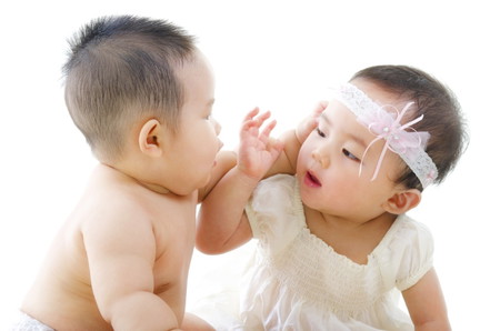 a twin baby, a boy and a girl - how to increase chances of twins