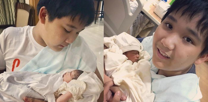Miriam Quiambao, pinuri ang kanyang stepson bilang "Best Kuya" sa kanilang baby