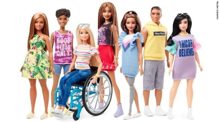 Mga Barbie dolls na naka-wheelchair at prosthetic limbs, ipinakilala sa publiko