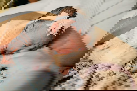 breastfeeding newborn