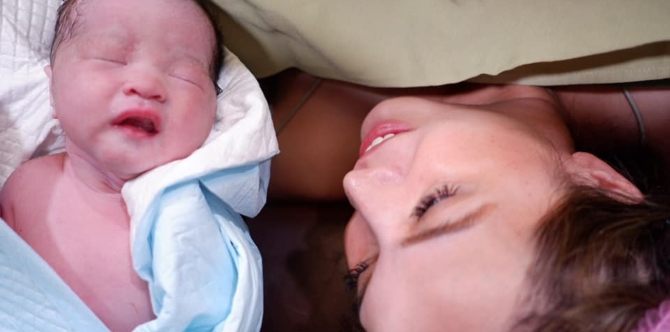 LOOK: Divine Lee ikinuwento ang kaniyang panganganak kay Baby Blanca