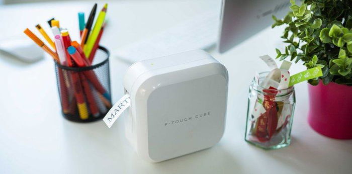 Get addicted to labeling with the Brother P-Touch Cube Labeler