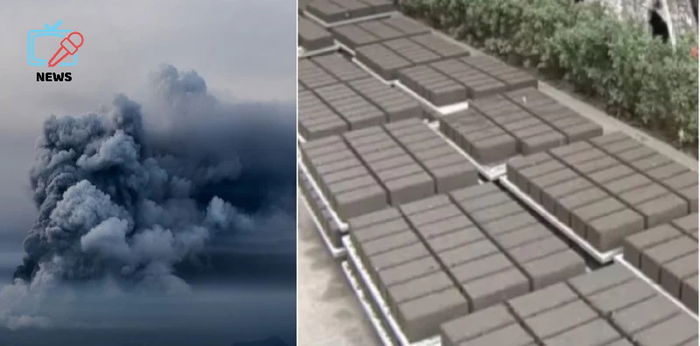 Abo ng taal, ginawang bricks para i-donate sa mga nawalan ng tirahan