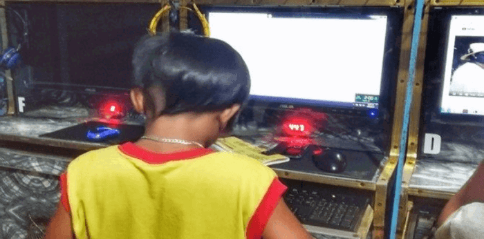 12-year-old na bata nag-enroll online sa pamamagitan ng pisonet