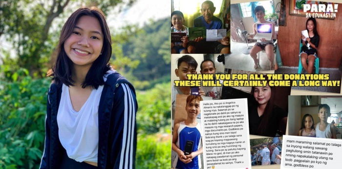 High school graduate nakalikom ng pera para makabili ng gadgets para sa mga anak ng jeepney drivers