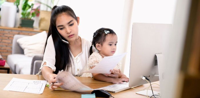 STUDY: Hirap na pinagdadaanan ng mga working mom dumoble ngayong may pandemic