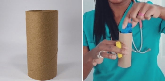 Pediatrician mum's toilet paper test to see if toys are a choking hazard