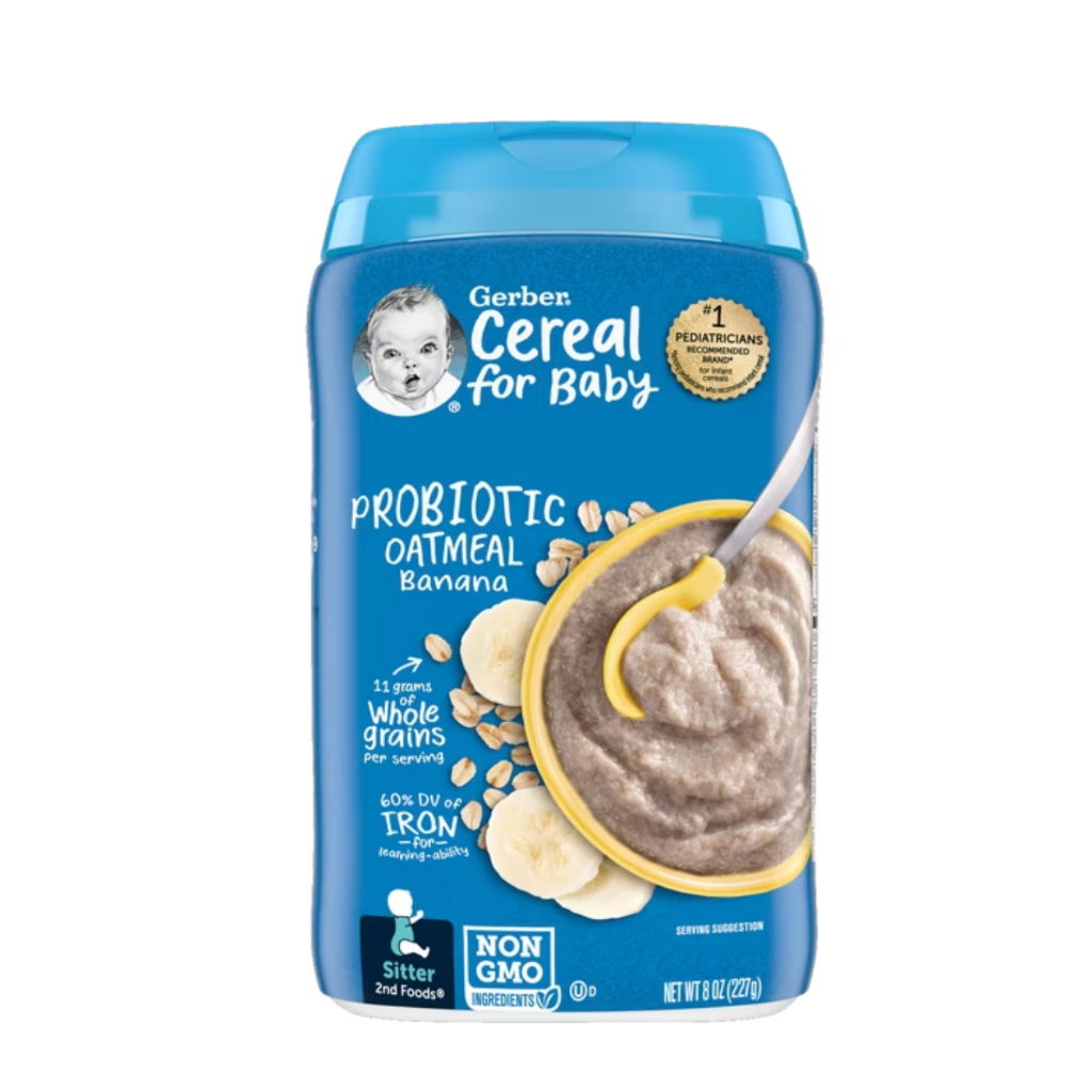 Gerber Probiotic Oatmeal Banana - Best Baby Oatmeal Cereal