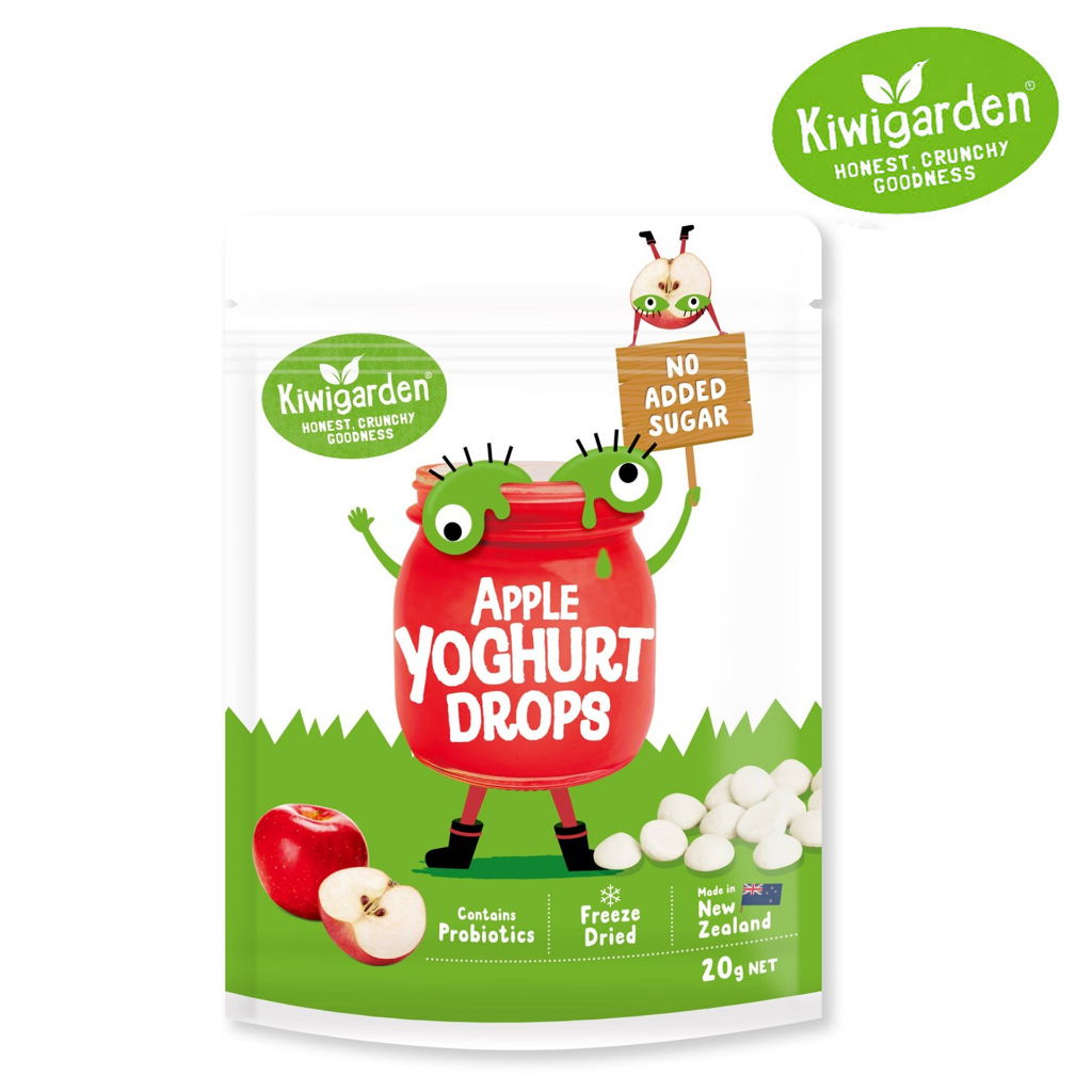 Kiwigarden Yoghurt Drops - Best Unsweetened Yogurt Snack for Babies and Toddlers