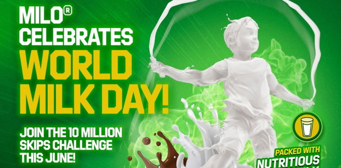 MILO celebrates World Milk Day with 10 million jump skips