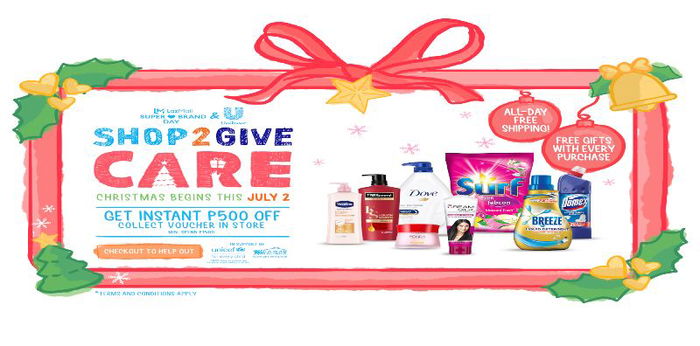 Shop and share the gift of care in an early Christmas celebration this July 2