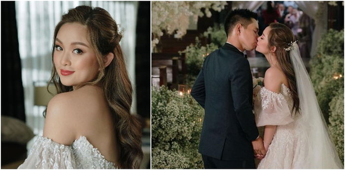 LOOK: Trina "Hopia" Legaspi ikinasal na sa kaniyang long-time boyfriend