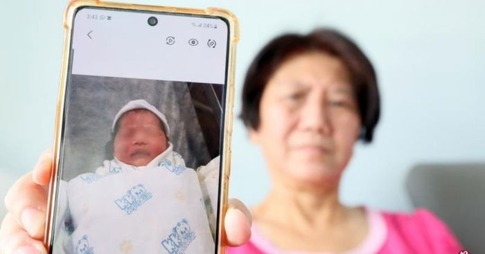 Pregnant woman thought she had a stomachache but it was actually her baby ready to come out
