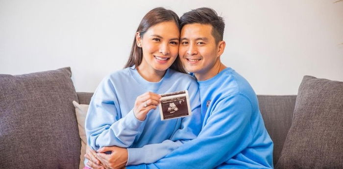LOOK! Arny Ross pregnant sa first baby nila ni Franklin Banogon!