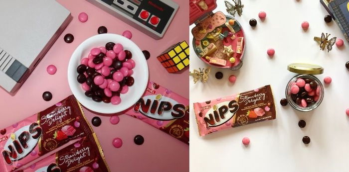 Fall in love with the NEW Nips Strawberry Delight