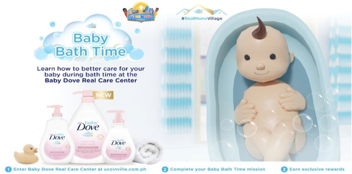 Baby Dove takes bath time to the next level in the metaverse with the new Baby Dove Soothing Moisture Wash