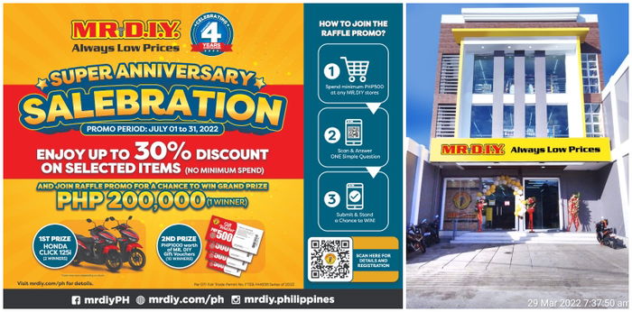 MR.DIY Celebrates 4 Years With Super Anniversary Salebration This July!