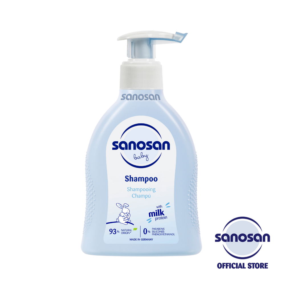 Sanosan Organic Baby Shampoo - Best Organic Baby Shampoo for Cradle Cap