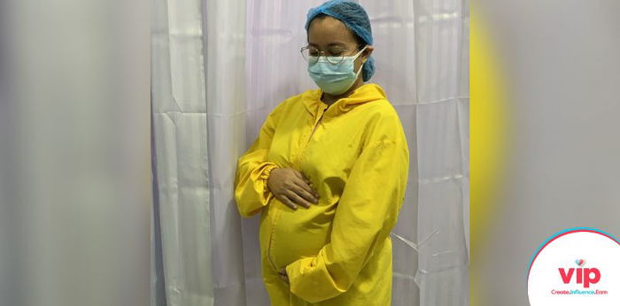 Pregnant nurse during pandemic