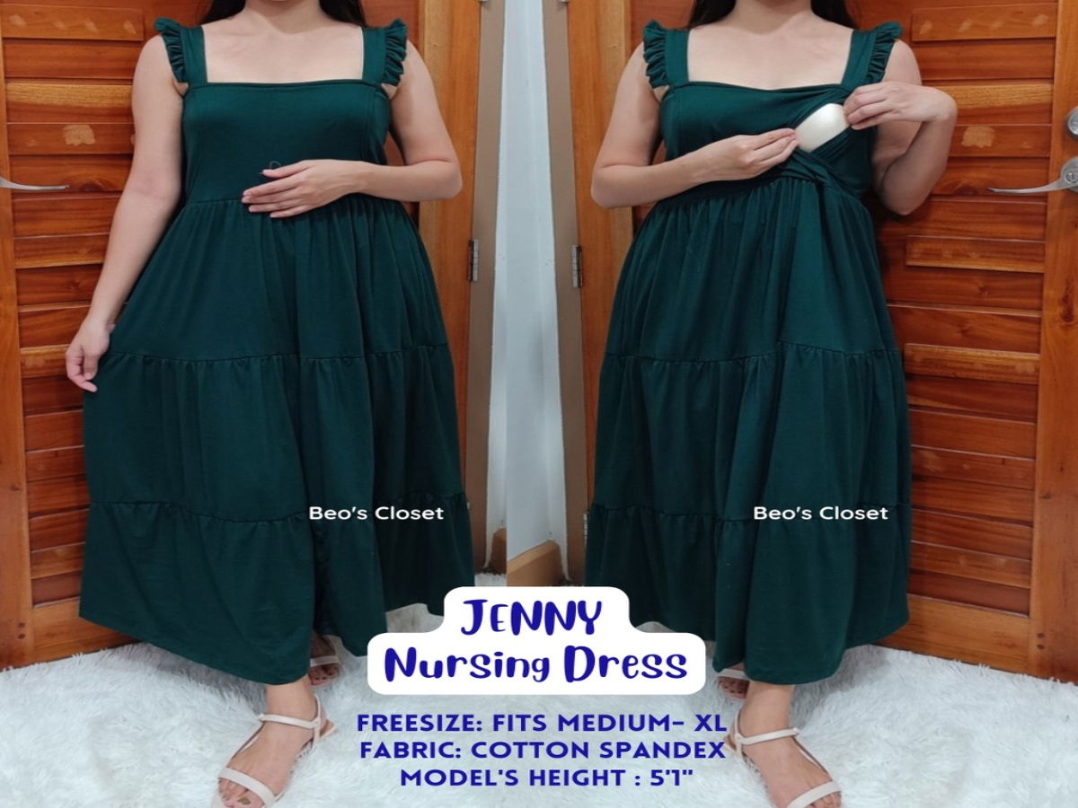 Jenny Breastfeeding Maxi Dress - Best long dress