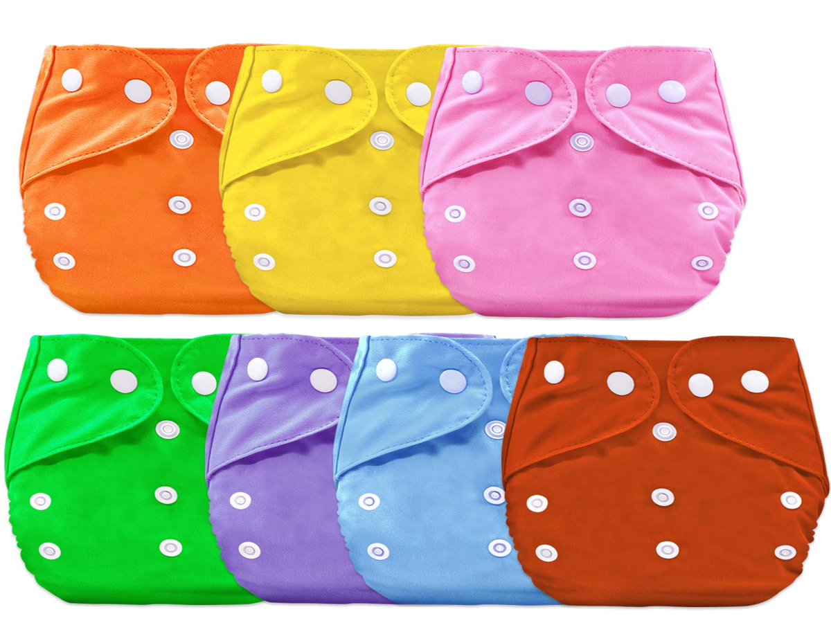Washable Baby Cloth Adjustable Diapers - Best pure cotton material