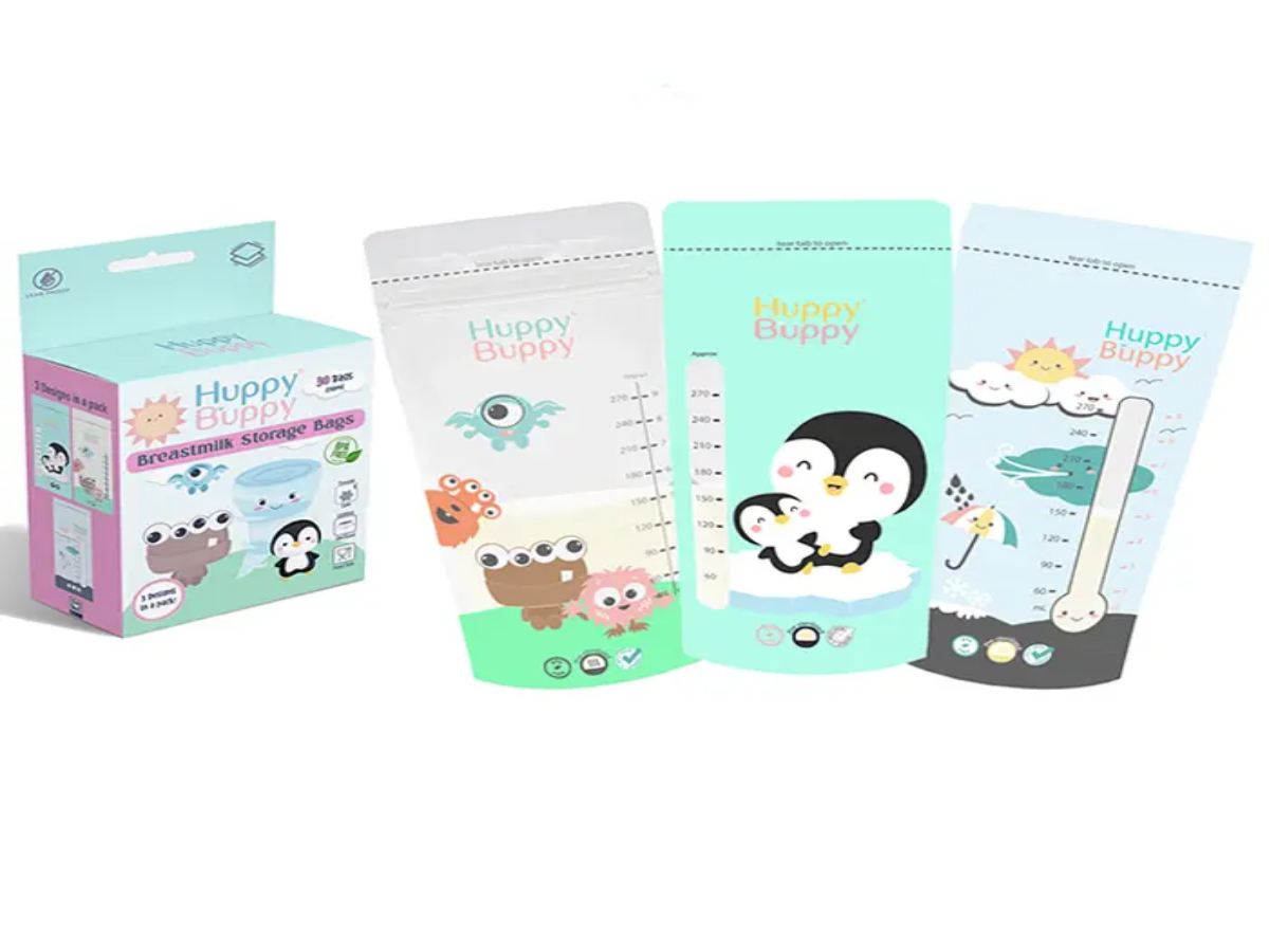 Huppy Buppy Disposable Breastmilk Storage Bags - Best Design
