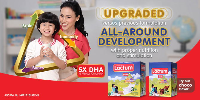 From “Kulang” to “Lamang”: How Lactum 3+ Helps Provide Upgraded All-Around Development For Your Child
