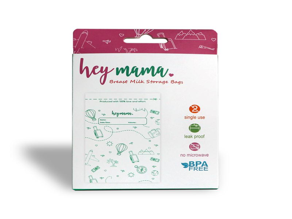 Hey Mama Breastmilk Storage Bags - Best Space saver