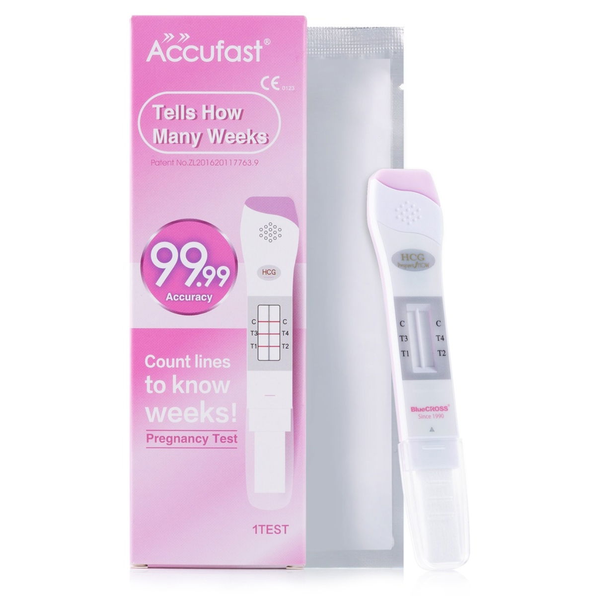 Accufast Pregnancy Test Kit - Best Test Kit with Week Indicator