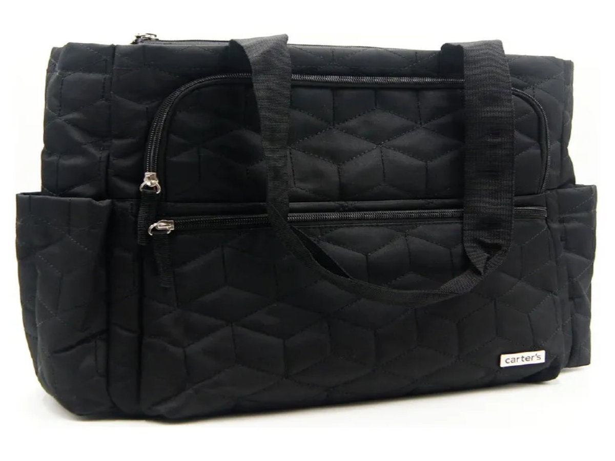 Tender Luv Carter's Large Quilted Tote Diaper Bag - Best Tote Bag