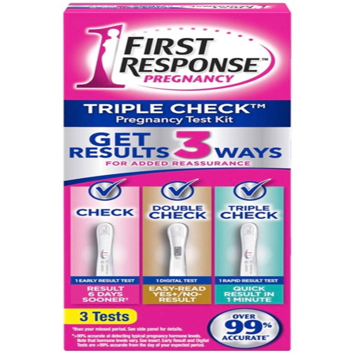 First Response Pregnancy Test Kit - Best 3-Way Testing