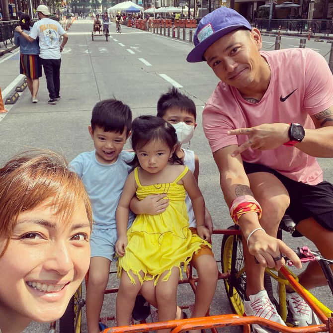 drew arellano and iya villania with kids